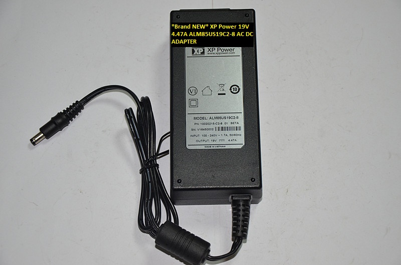 *Brand NEW* AC100-240V AC DC ADAPTER 19V 4.47A XP Power ALM85US19C2-8